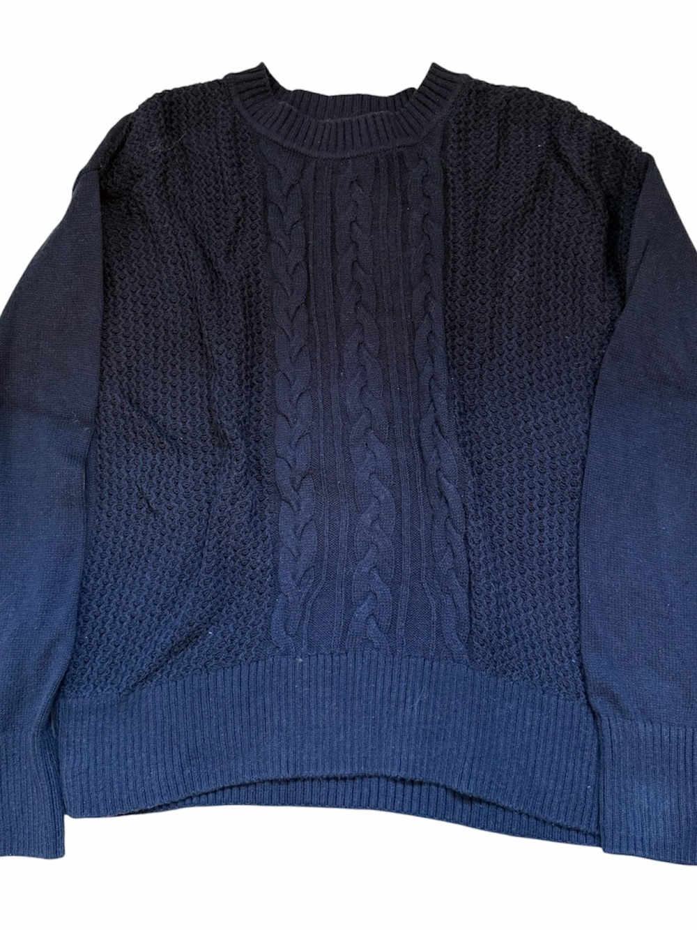 Banana Republic Navy Ribbed Knit Sweater